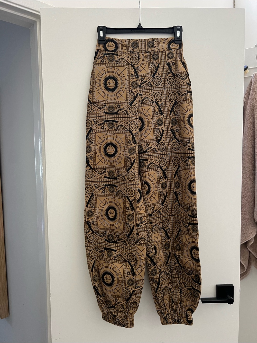 I.AM.GIA Zodiac Astrology Print Cargo Jogger Pants Size XXS